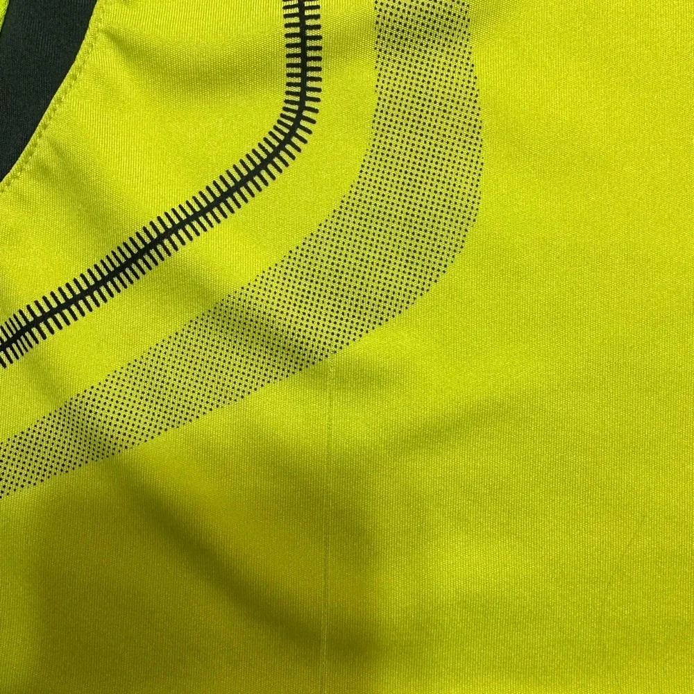 Adidas Cycling Jersey Mens Medium Hi Vis Yellow Performance Bike Shirt
